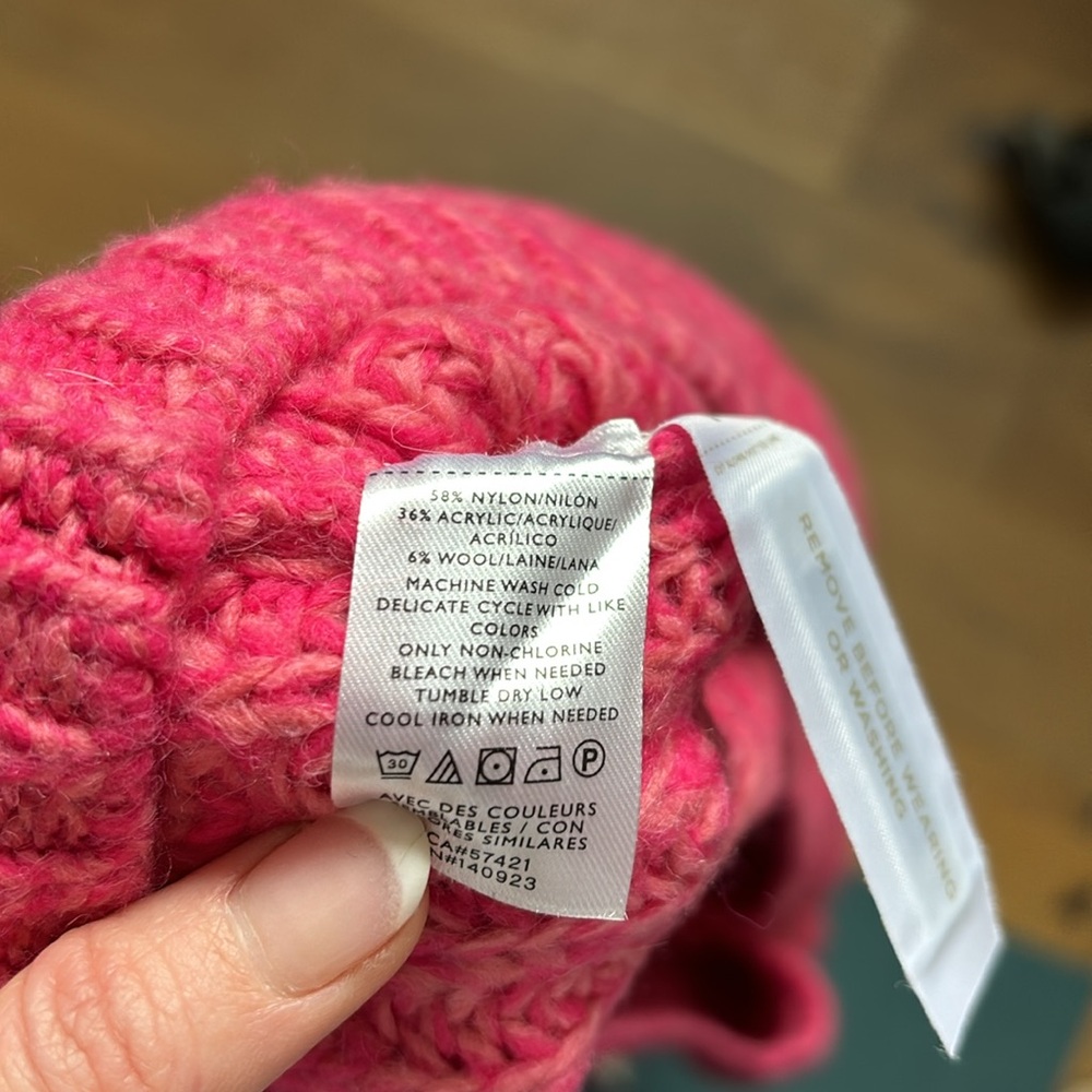 LOFT bright pink boxy sweater - Picture 5 of 5